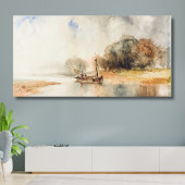 Beverly N.J. door Moran, jaren 1880 Canvas Afdruk