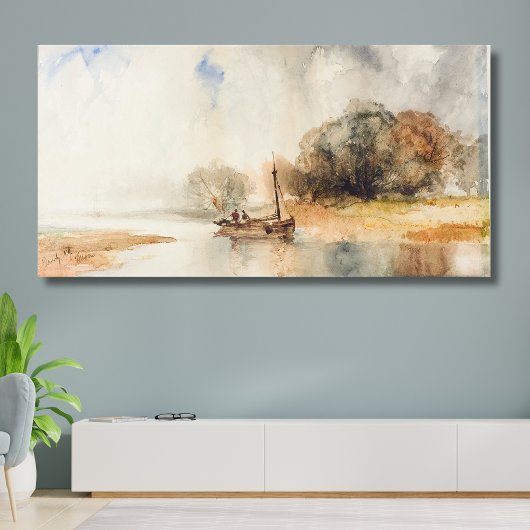 Beverly N.J. door Moran, jaren 1880 Canvas Afdruk