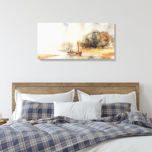 Beverly N.J. door Moran, jaren 1880 Canvas Afdruk (Insitu (Slaapkamer))