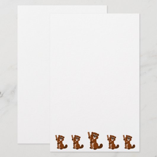 Beverontwerp Briefpapier (Voorkant / Achterkant)
