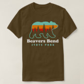 Bevers Bend State Park Oklahoma Camping Wandelen B T-shirt (Design voorkant)