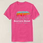 Bevers Bend State Park Oklahoma Camping Wandelen B T-shirt (Design voorkant)