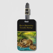 Bevers Branch Dam Bagagelabel (Voorkant (verticaal))