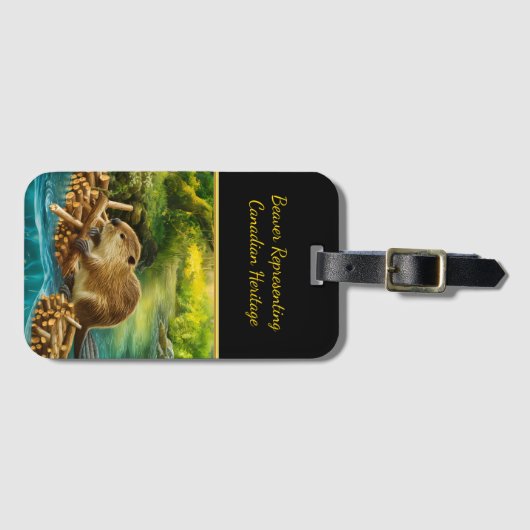 Bevers Branch Dam Bagagelabel (Voorkant (horizontaal))