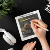 Bevers in een golfkar, aanpasbaar feestdagenkaart