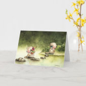 Bevers met fruit kaart (Gele Bloem)