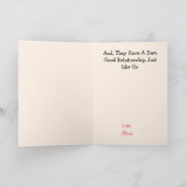 Bevers voor altijd liefde kaart (Binnen)