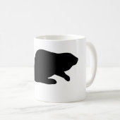 Beversilhouet Koffiemok (Voorkant rechts)