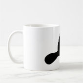 Beversilhouet Koffiemok (Links)