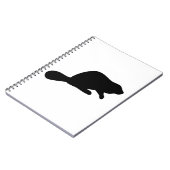Beversilhouet Notitieboek (Linkerzijde)