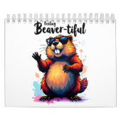 Bevertiful voelen - Funny Beaver Graphic Kalender (Hoes)
