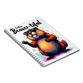 Bevertiful voelen - Funny Beaver Graphic Notitieboek (Rechterzijde)