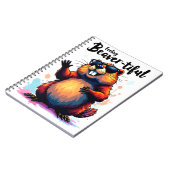 Bevertiful voelen - Funny Beaver Graphic Notitieboek (Linkerzijde)