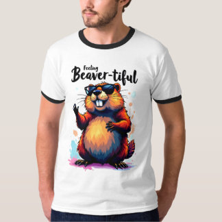 Bevertiful voelen - Funny Beaver Graphic T-shirt