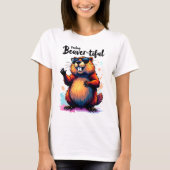 Bevertiful voelen - Funny Beaver Graphic T-shirt (Voorkant)