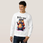 Bevertiful voelen - Funny Beaver Graphic Trui (Voorkant volledig)