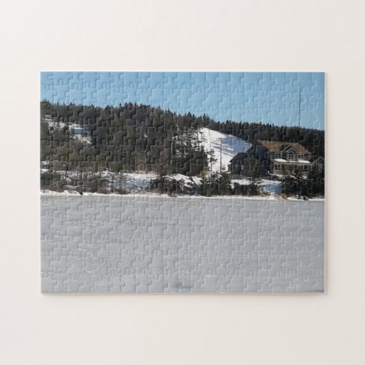 bevervijver legpuzzel (Horizontaal)