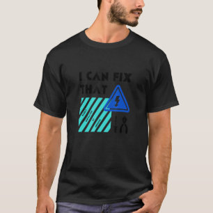 Bevestig die Elektrische Meester van de Elektrisch T-shirt