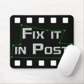 Bevestig het in Post VFX Mousepad Muismat (Met muis)
