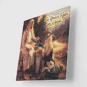 Bevestig je ogen op Jezus 1 wandklok (Hoek)