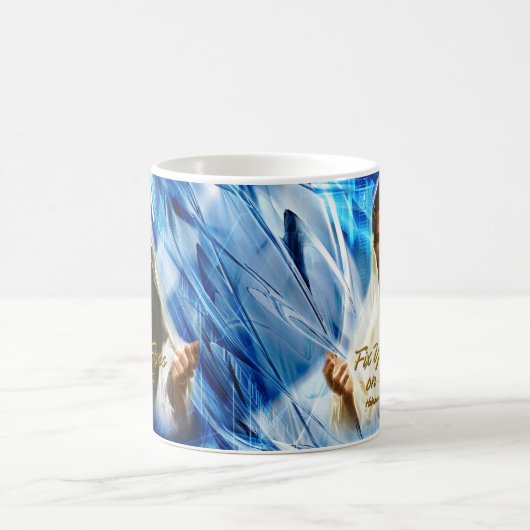 Bevestig je ogen op Jezus 2 Mok (Center)