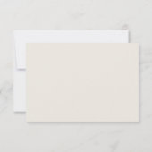 Bevestig Mason Pot & Wilde Bloemen Bruiloft RSVP Kaartje (Achterkant)