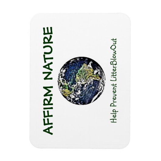 BEVESTIG NATUUR AARDE MAGNEET (Verticaal)