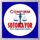 Bevestig Sotomayor Poster (Voorkant)