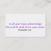 BEVESTIG UW AVON REP VISITEKAARTJE (Achterkant)