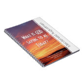 BEVESTIG WAT IS GOD GEZEGDE VOOR ME VANDAAG? Devot Notitieboek (Rechterzijde)