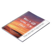 BEVESTIG WAT IS GOD GEZEGDE VOOR ME VANDAAG? Devot Notitieboek (Linkerzijde)