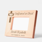 Bevestigd in Christus Bevestiging Aangepaste Naam  Gegraveerde Lijstjes (Links)