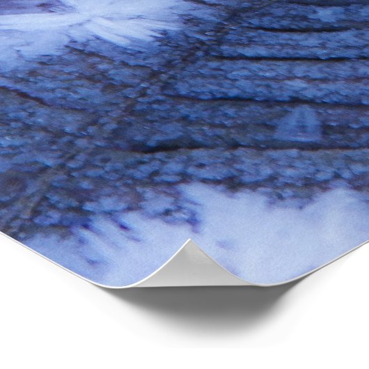 Bevestigd op Leaf 2 Print met Scriptversie (Hoek)