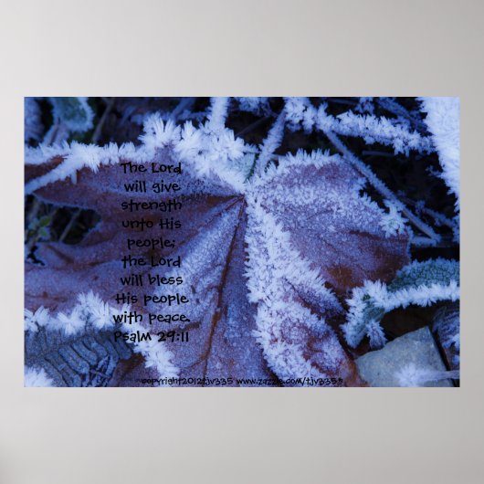 Bevestigd op Leaf 2 Print met Scriptversie (Voorkant)