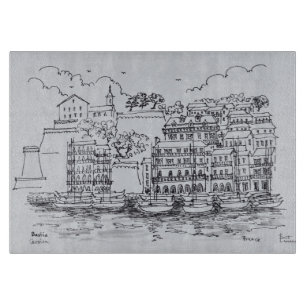 Bevestigde haven van Bastia, Corsica, Frankrijk Snijplank