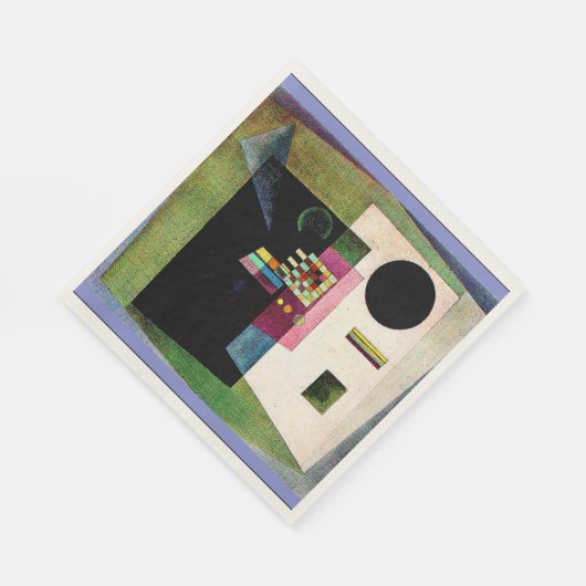 Bevestigend, abstract schilderij van Kandinsky, Servet (Hoek)