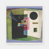 Bevestigend, abstract schilderij van Kandinsky, Servet (Voorkant)
