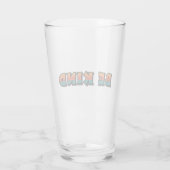 Bevestigend kleurrijk citaat glas (Achterkant)