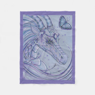 Bevestigende lavender dragon vlinder deken