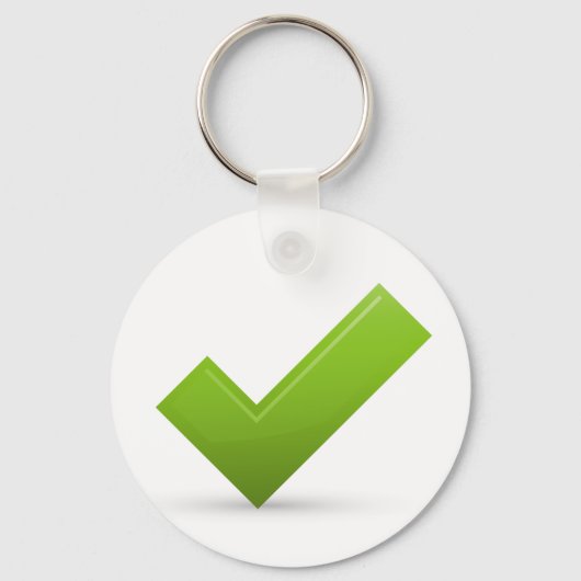 bevestiging-679245 DE GROENE CONTROLE VAN HET MERK Sleutelhanger (Voorkant)