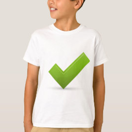bevestiging-679245 DE GROENE CONTROLE VAN HET MERK T-shirt