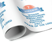 Bevestiging 7 Geschenken van de Heilige Geest Cadeaupapier (Rol Hoek)