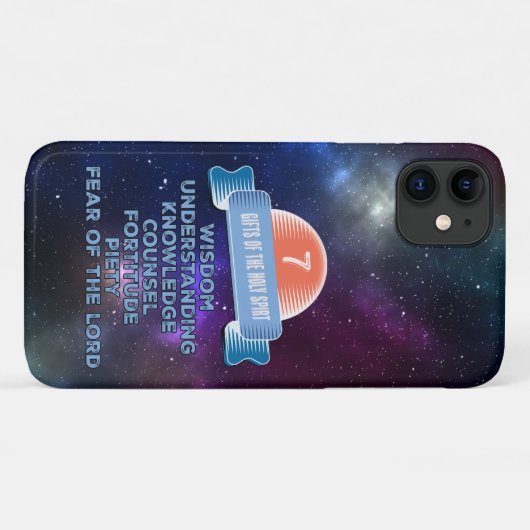 Bevestiging 7 Geschenken van de Heilige Geest Case-Mate iPhone Case (Achterkant (horizontaal))