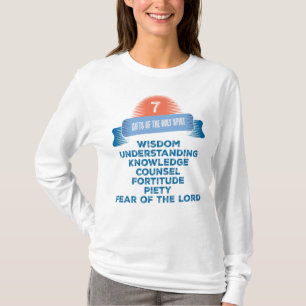Bevestiging 7 Geschenken van de Heilige Geest T-shirt