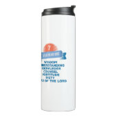 Bevestiging 7 Geschenken van de Heilige Geest Thermosbeker (Gedraaid links)