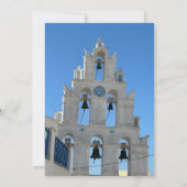 Bevestiging aangepaste foto kerk luxe kaart (Achterkant)