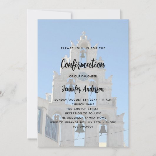 Bevestiging aangepaste fotokerk kaart (Voorkant)