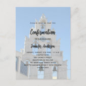 Bevestiging aangepaste fotokerk uitnodiging briefkaart (Voorkant)