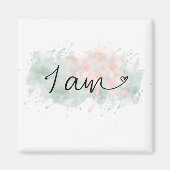 *~* Bevestiging Abstract Blob I AM Magneet (Voorkant)