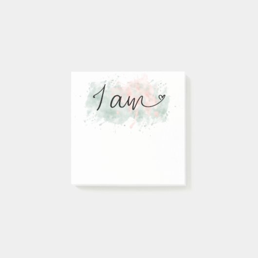 *~* Bevestiging Abstract Blob I AM Post-it® Notes (Voorkant)